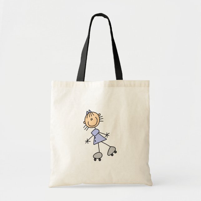 Bolsa Tote Figura saco da vara do patinador (Frente)
