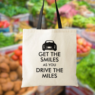 Bolsa Tote Figuras Obtêm o Smile Figaro Name Tote Bag