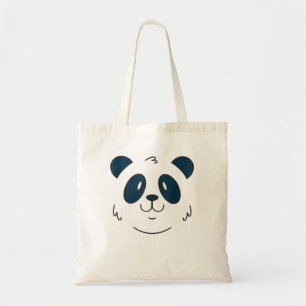 Bolsa Tote Figurino De Rosto De Panda De Halloween