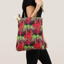 Bolsa Tote Fileiras de Cravos.....