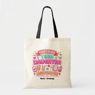 Bolsa Tote Filha Adolescente Certificada Negociadora Humor de