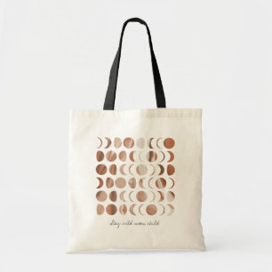 Bolsa Tote Filha da Lua Selvagem Fases Celestiais da Lua
