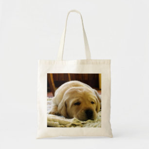 Bolsa Tote filhote de cachorro do laboratório do amarelo 2