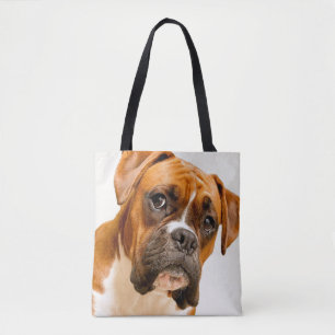 Bolsa Tote Filhote de cachorro do pugilista no contexto do