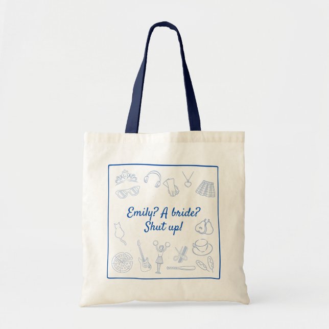 Bolsa Tote Filme da Princesa Bachelorette Y2K 2000 Personaliz (Frente)