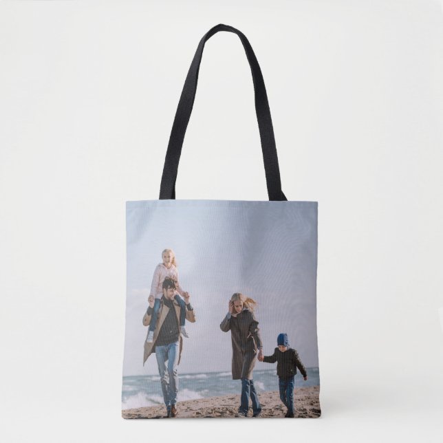 Bolsa Tote Filme Personalizado Amigos da Família Modern Beach (Frente)