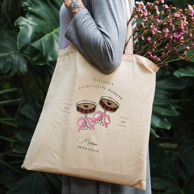 Bolsa Tote Fim de semana da Solteirona Espresso Martine (Criador carregado)