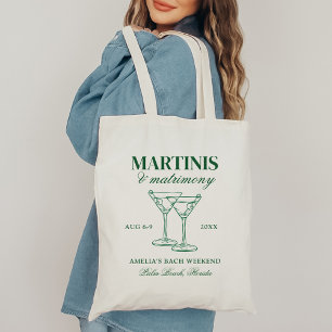 Bolsa Tote Fim de Semana de Despedida de Solteira Martinis & 