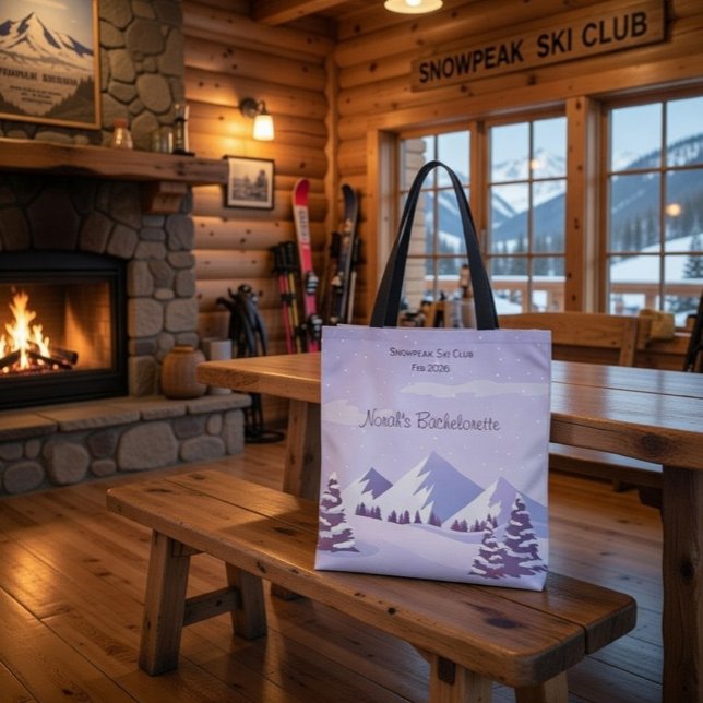 Bolsa Tote Fim de Semana de Despedida de Solteira na Montanha (Criador carregado)