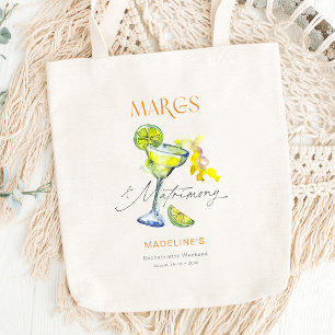 Bolsa Tote Fim de Semana de Solteira Elegante Margs & Matrimô