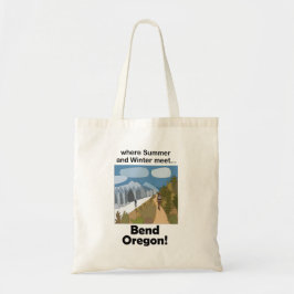 Bolsa Tote Fim de semana em Bend Oregon com clima duplo
