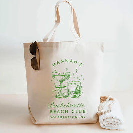 Bolsa Tote Fim de Semana Retro Moderno Amarelo e Verde para D