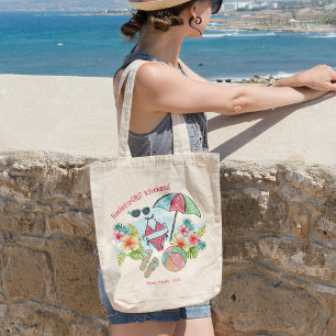 Bolsa Tote Final de Semana da Cena de Verão
