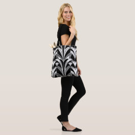 Bolsa Tote Finery Preto e Branco
