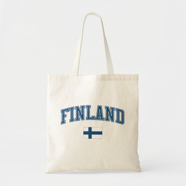 Bolsa Tote Finlandia + Bandeira (Frente)