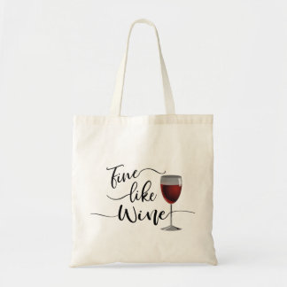 Bolsa Tote Fino como o vinho