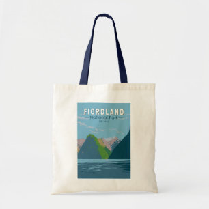 Bolsa Tote Fiordland National Park Nova Zelândia Viagem Art
