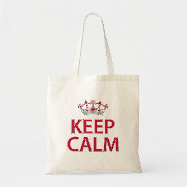 Bolsa Tote Fique calmo (Frente)