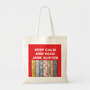 Bolsa Tote Fique Calmo, Leia Jane Austen