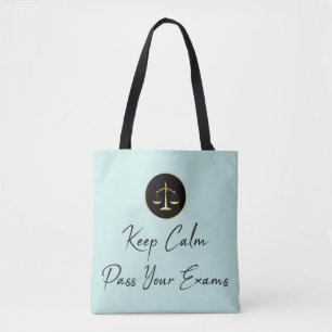 Bolsa Tote Fique Calmo. Passar Os Seus Exames