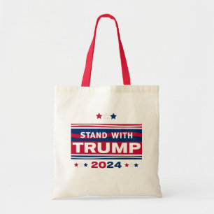 Bolsa Tote Fique com Trump~2024~MAGA
