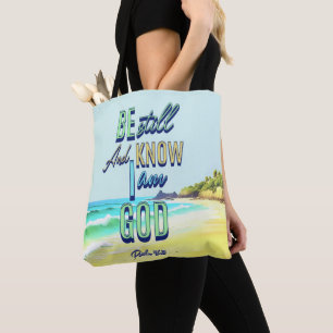 Bolsa Tote Fique E Saiba Que Sou Deus Salmo 46:10