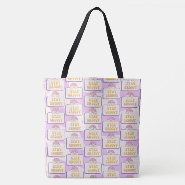 Bolsa Tote Fique Groovy (Frente)