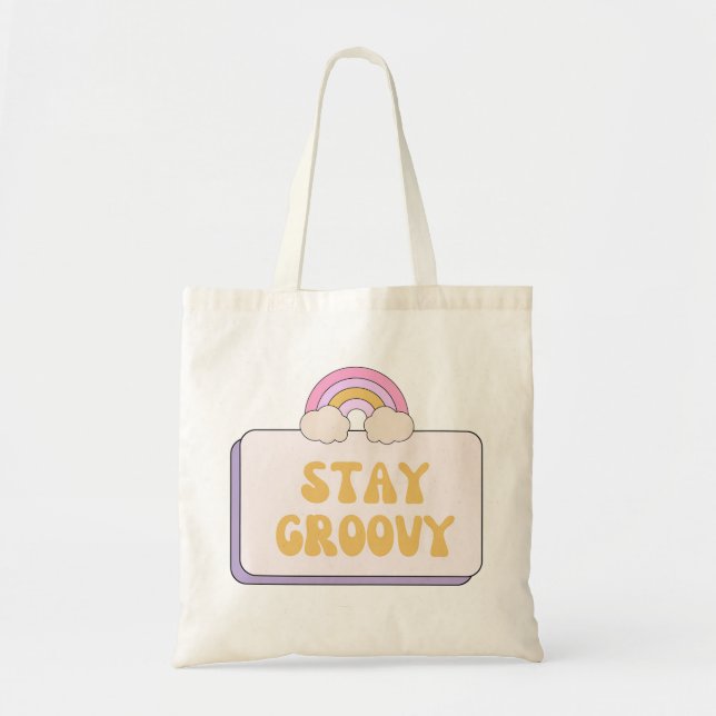 Bolsa Tote Fique Groovy (Frente)