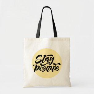 Bolsa Tote Fique Positivo Amarelo