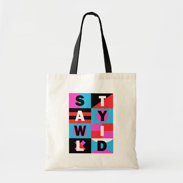 Bolsa Tote Fique Selvagem (Frente)