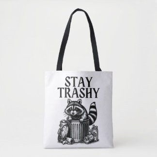 Bolsa Tote Fique Trashy Raccoon