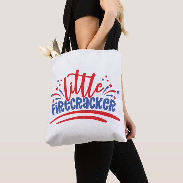 Bolsa Tote Firecracker 4 de julho (Close Up)