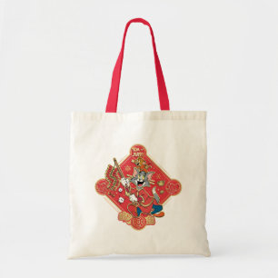 Bolsa Tote Firecrackers de Iluminação do Tom e Jerry