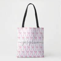 Fitas de laço fofas coquete rosa personalizadas