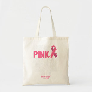 Bolsa Tote Fitas Rosa De Consciência Do Cancer Da Mama Em Out