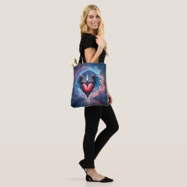 Bolsa Tote Flamebound Heart of the Moon – Gothic Cosmic Love 