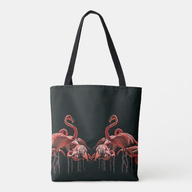 Bolsa Tote flamingo (Verso)
