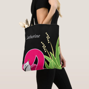 Bolsa Tote Flamingo Black