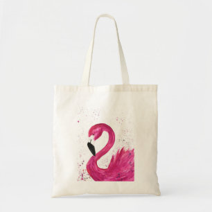 Bolsa Tote Flamingo, cor-de-água, cor-de-água, cinzenta, tr