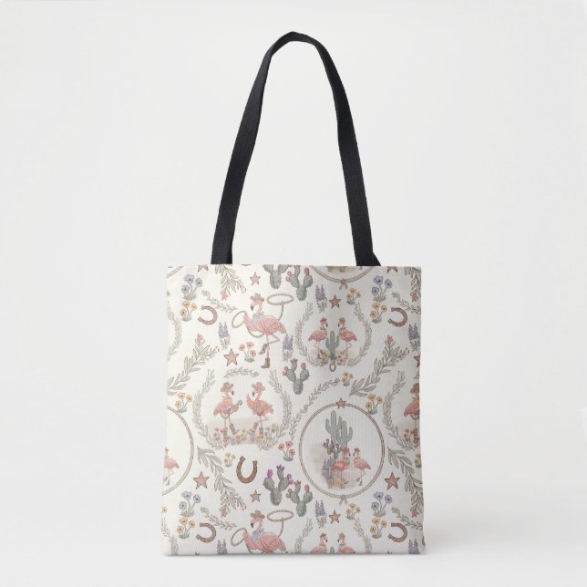 Bolsa Tote Flamingo Country Western (Frente)