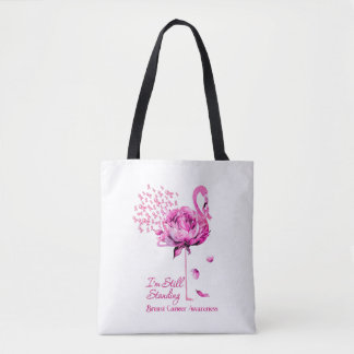 Bolsa Tote Flamingo Eu Ainda Estou De Pé-Cancer
