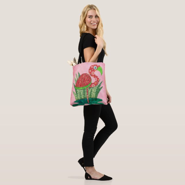 Bolsa Tote Flamingo Fofo (No(a) Modelo)