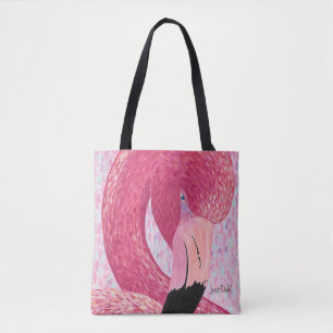 Bolsa Tote Flamingo Fruta Estrela