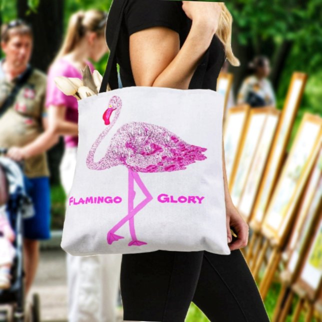 Bolsa Tote Flamingo Glory (A fun tote, ready for your travels!)