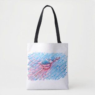 Bolsa Tote Flamingo Hidratado