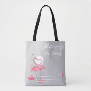 Bolsa Tote Flamingo Love Side Madre do Saco de Noiva
