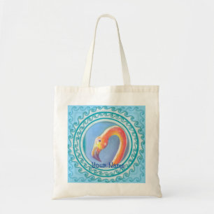 Bolsa Tote Flamingo Ondulado