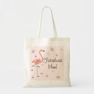 Bolsa Tote Flamingo Pink 'Mãe fabulosa!'saco
