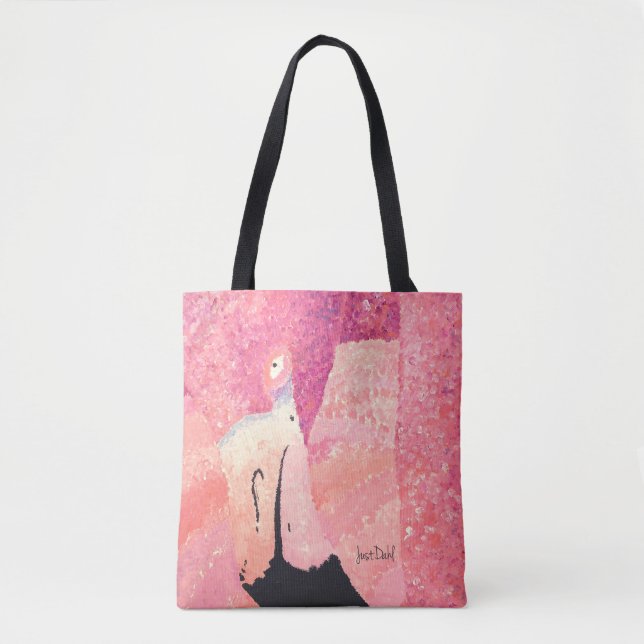 Bolsa Tote Flamingo Ruby (Frente)