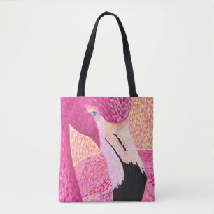 Bolsa Tote Flamingo Toranja Rosa